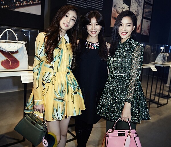 Fendi Peekaboo 慈善企劃邀請韓國女星金妍兒、河智苑、高素榮親自設計手袋