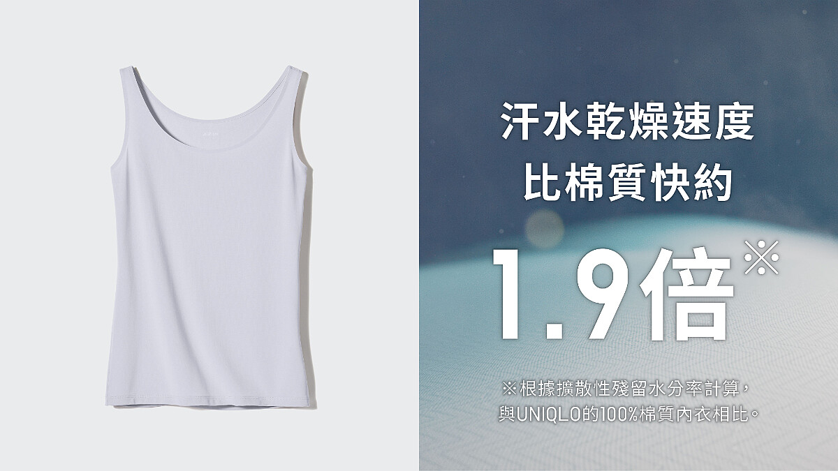 36度高溫怎麼穿才不悶？UNIQLO AIRism抗汗攻略公開，夏天告別濕黏臭