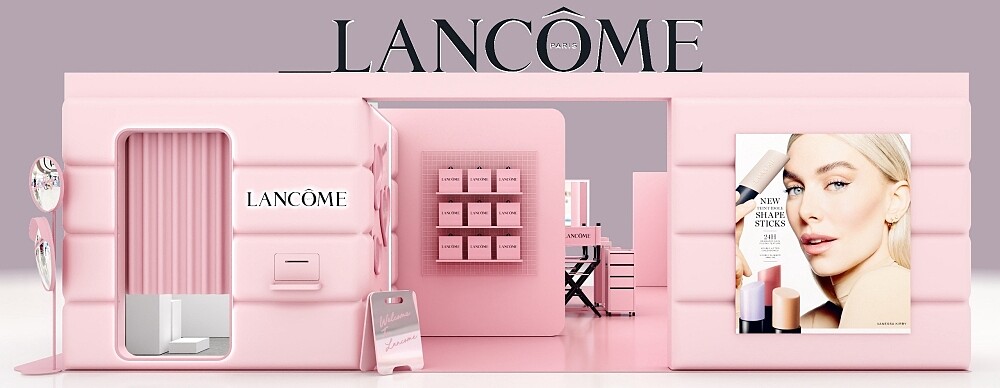 LANCOME x D&E幸福快閃店主場景。