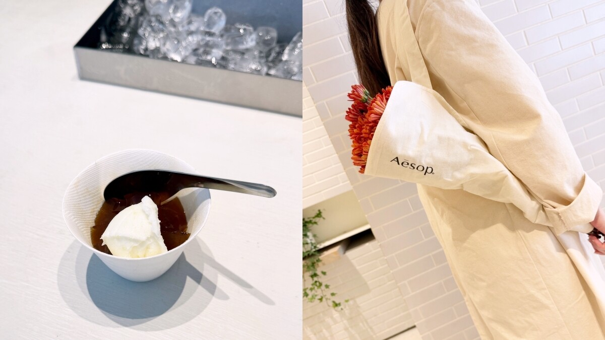 Aesop夏季期間限定的街角花店。