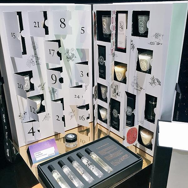 Diptyque 聖誕倒數日曆內含香氛與蠟燭