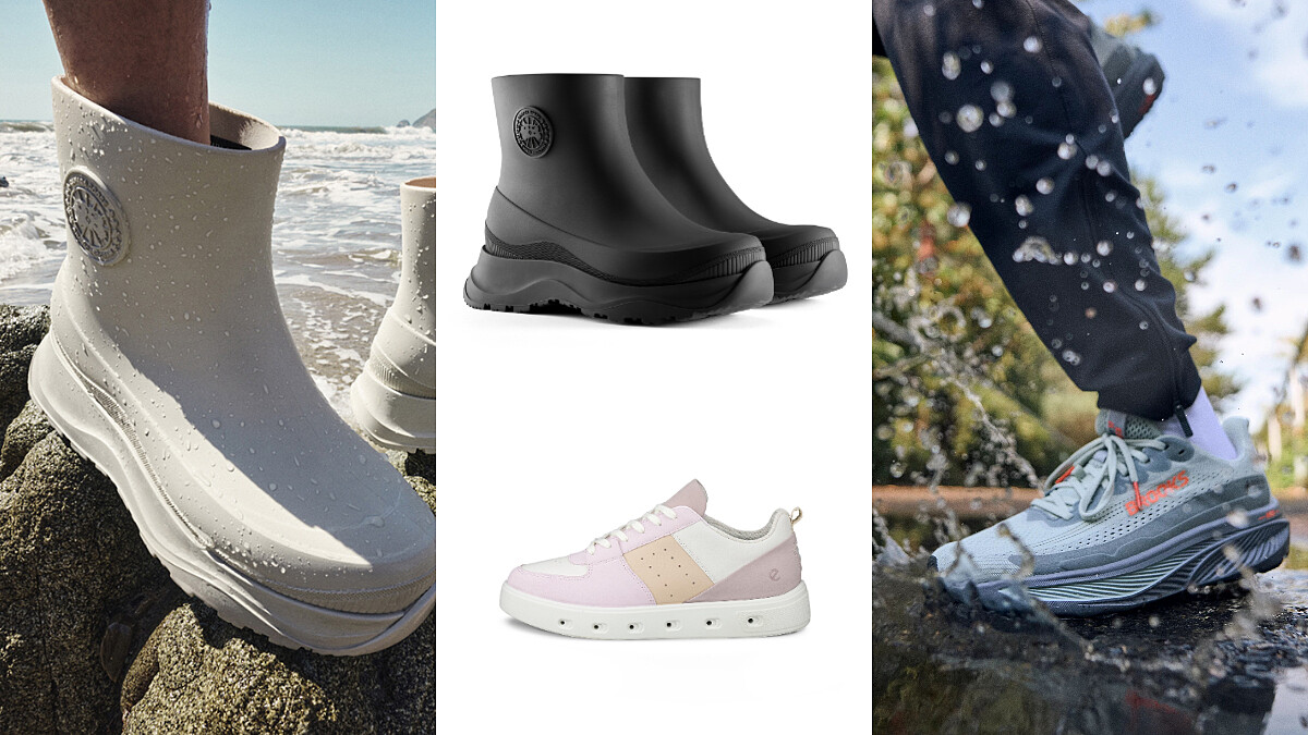 梅雨季防水鞋推薦！CANADA GOOSE、BROOKS、ECCO三大機能鞋款一次看，雨天通勤跑步都不怕濕