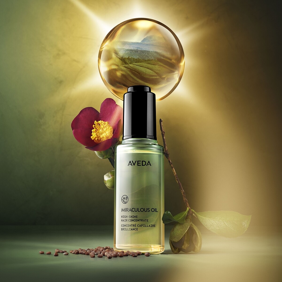 Aveda純香奇蹟光澤護髮露。
