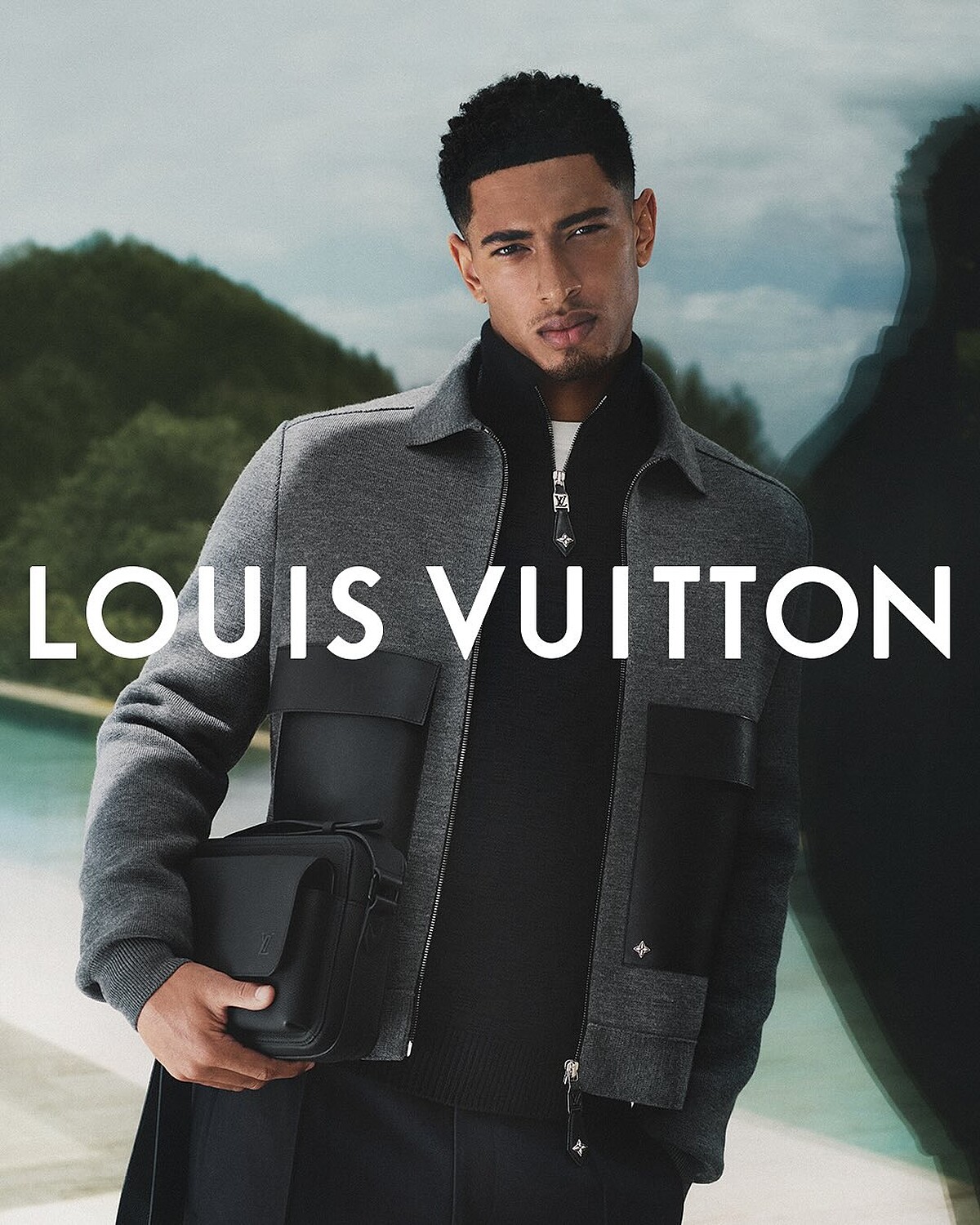 帥氣的法國王牌中場 Jude Bellingham ,早在2024年就是 Louis Vuitton 的全球品牌大使。