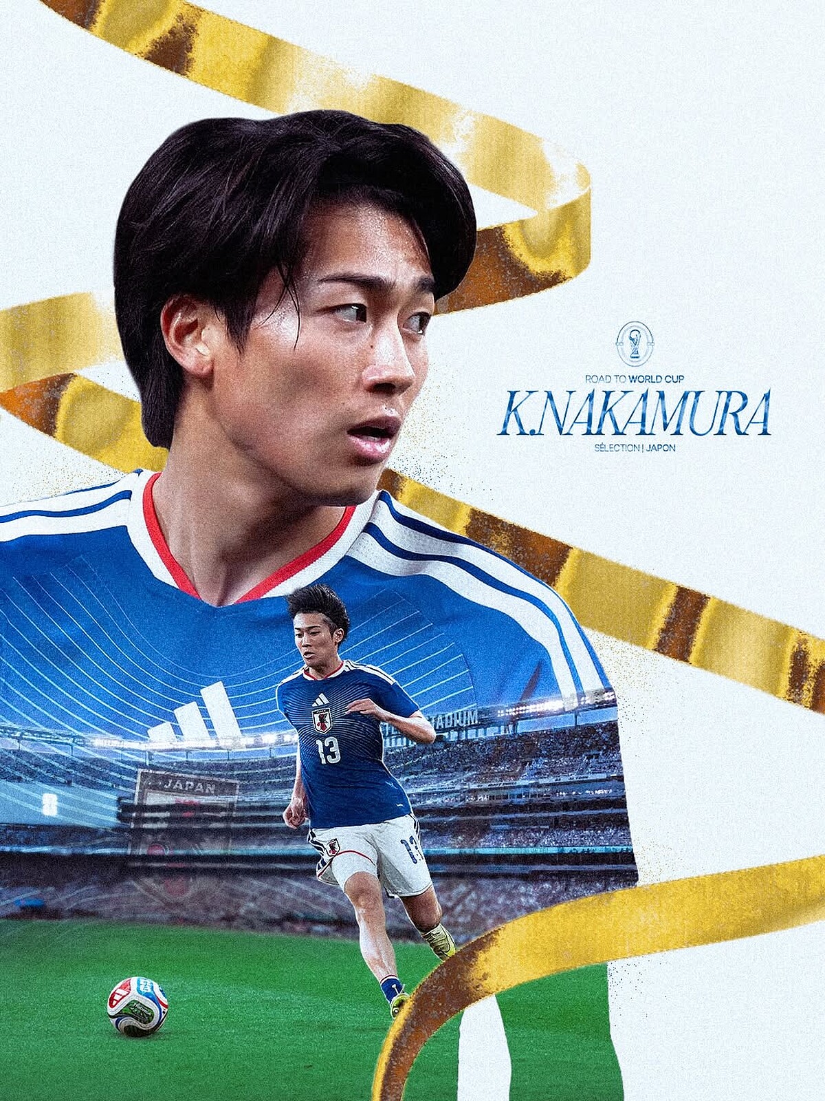 作為日本隊新世代邊鋒,中村敬斗常一鳴驚人踢出世界波。