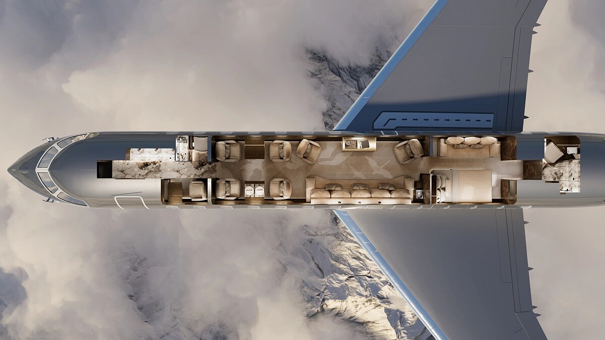 ELIE SAAB 首度跨界航空,攜手龐巴迪把高訂時裝工藝帶進私人飛機客艙