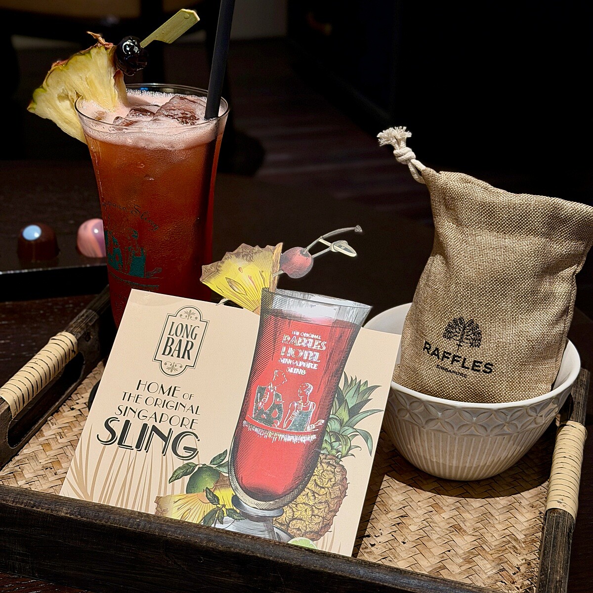 入住迎賓禮就是一杯「新加坡司令」!