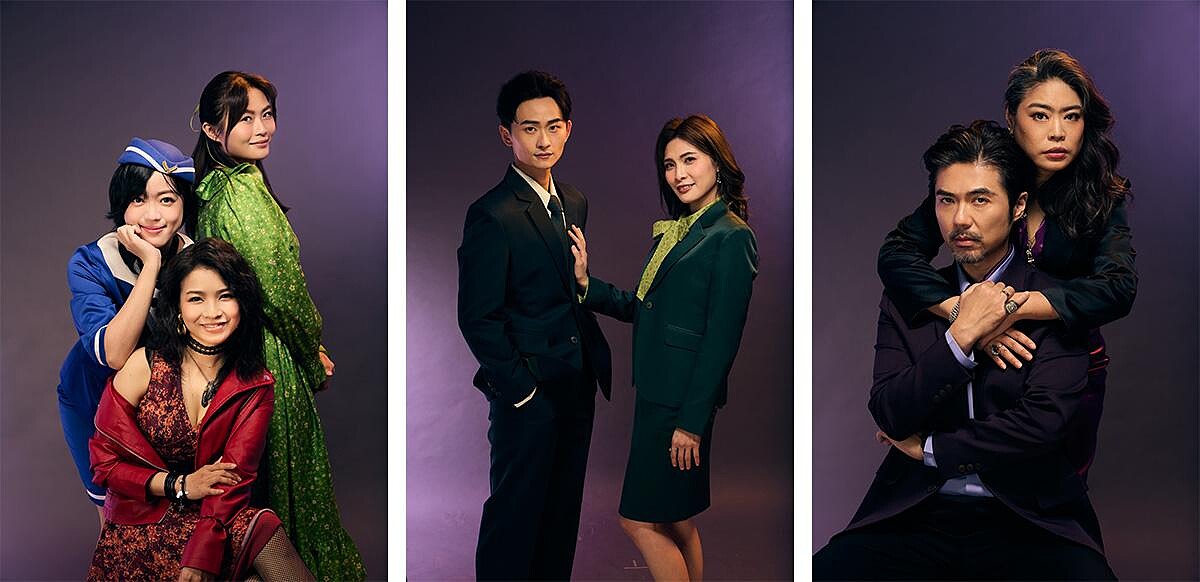 (左) 上:曾思瑜( 飾KATHY)中: 顏辰歡(飾APRIL)下:鍾琪(飾MARTA) 、(中) 上:張雅涵(飾 JOANNE)下:葉文豪(飾LARRY) 、(右) 左:周家寬(飾PETER)右:陳品伶(飾SUSAN)