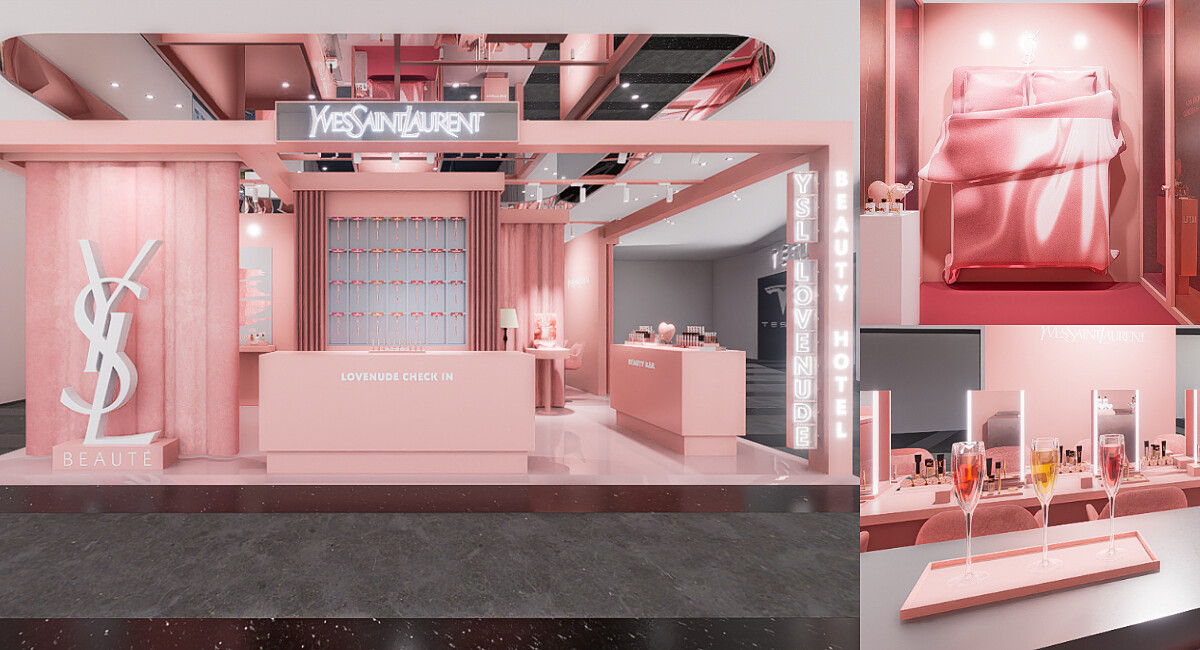 敢裸敢愛，才是YSL式性感！今夏最美打卡點【YSL LOVE HOTEL】7/2-7/6降臨新光三越A11，四大心動亮點搶先看、限時5天預約入住！