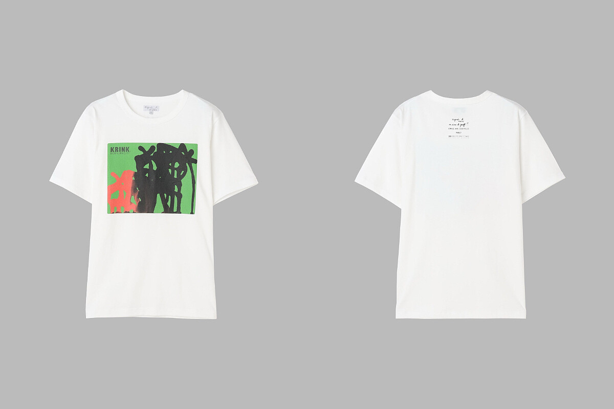 展場限定商品 KRINK 藝術家 T 恤。