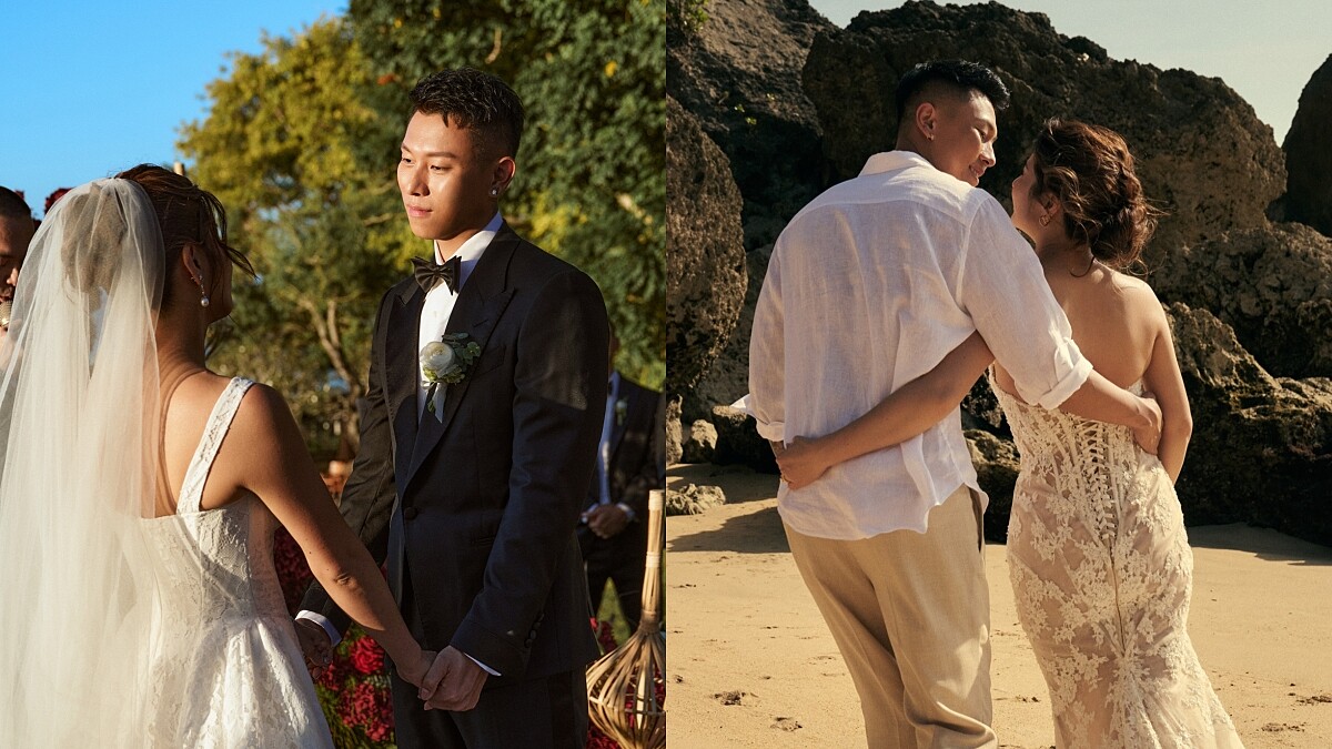 瘦子辦婚禮了!Jennifer絕美魚尾蕾絲婚紗品牌曝光,峇里島沙灘放閃:她的美只在我眼中