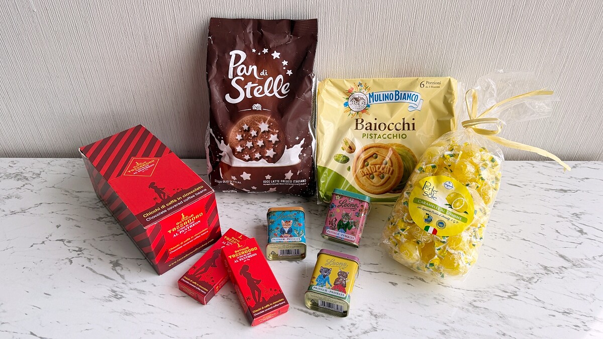義大利必買伴手禮推薦！開心果餅乾、咖啡豆巧克力、檸檬糖、百年糖果鐵盒必掃貨