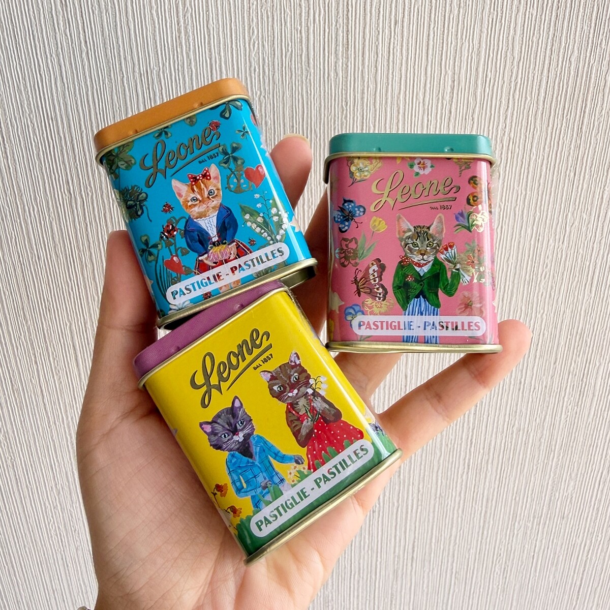義大利必買伴手禮推薦Pastiglie Leone復古經典小鐵盒糖果。