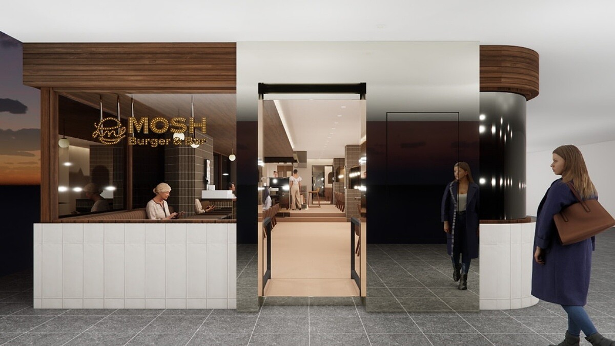 摩斯漢堡開餐酒館？「MOSH Burger ＆ Bar」銀座店開幕，白天是精品漢堡、夜晚成為時髦酒吧