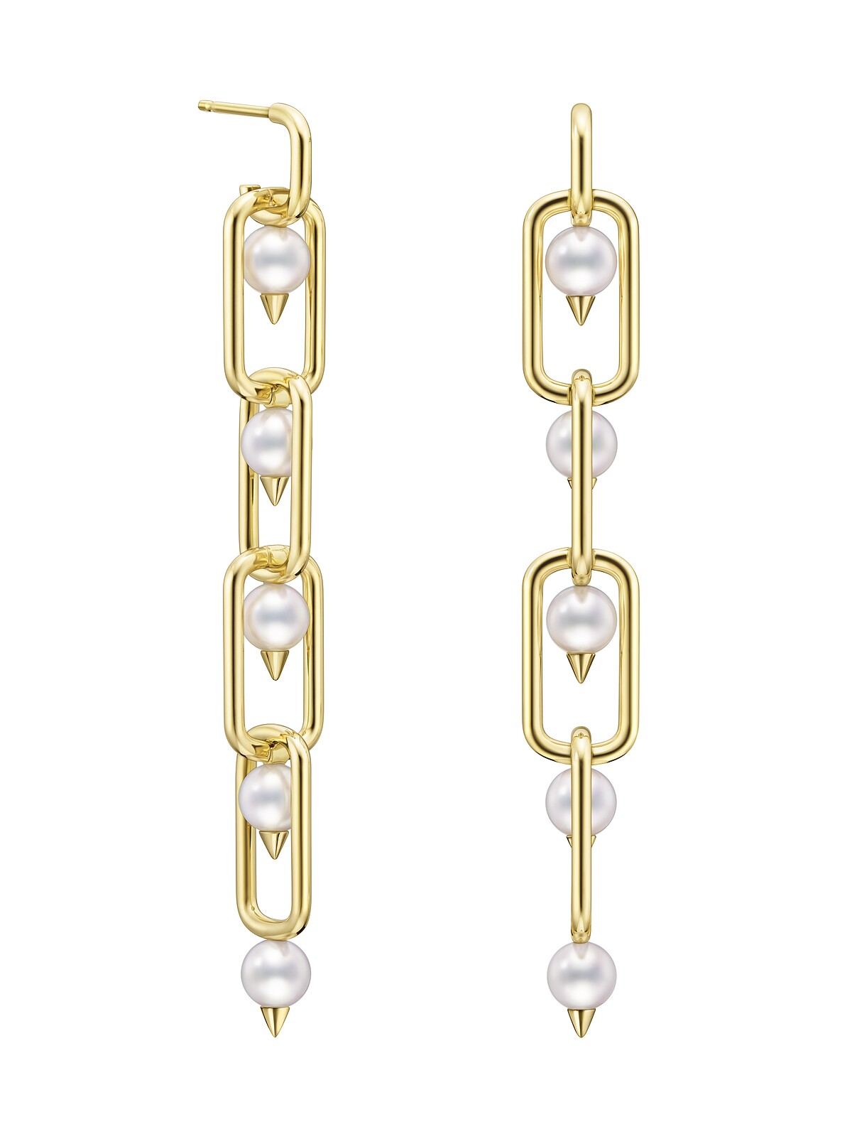 TASAKI danger links阿古屋珍珠& 18K黃金耳環_NT$450,000