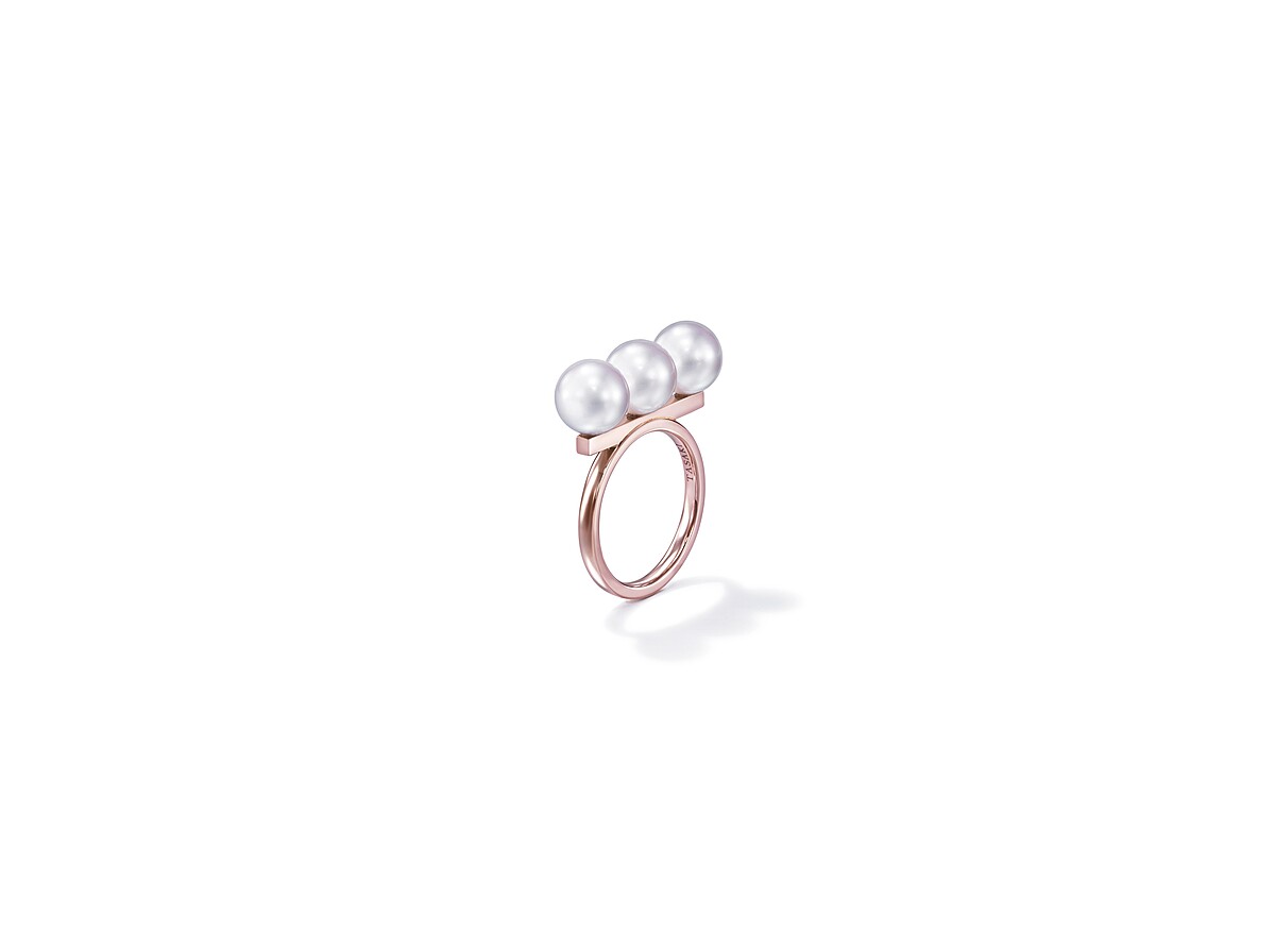 TASAKI balance neo 阿古屋珍珠 & 18K櫻花金戒指 $96,600