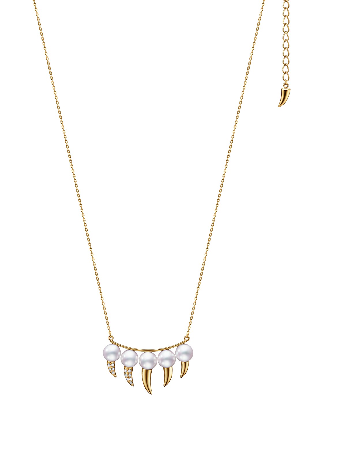 TASAKI danger fang 阿古屋珍珠 & 18K黃金鑲鑽項鍊 $137,000