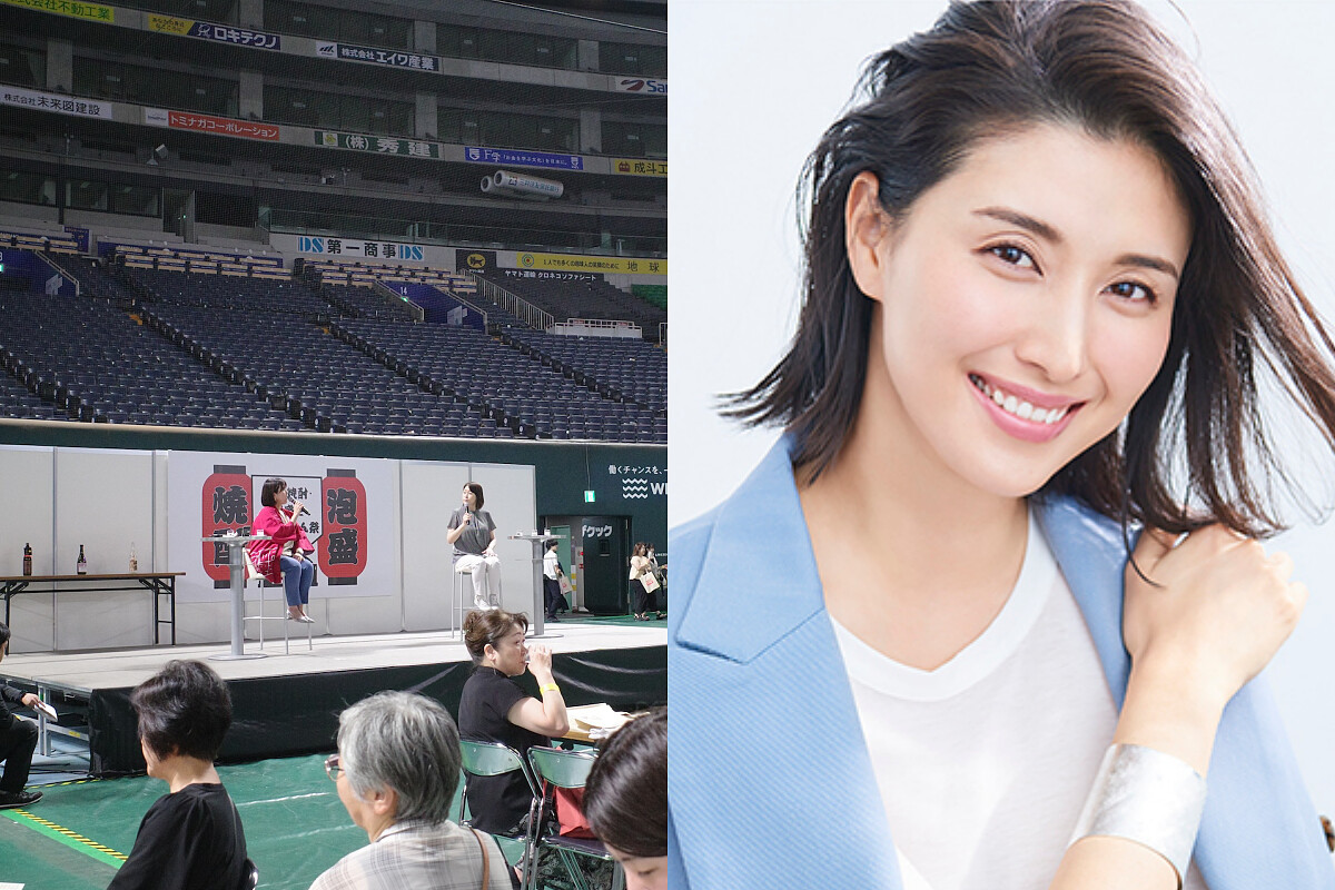 知名演員橋本愛(左)實親臨現場分享對談。