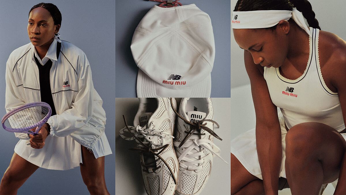 New Balance X Miu Miu 全新聯名登場！Coco Gauff 時髦演繹 530 SL 網球鞋