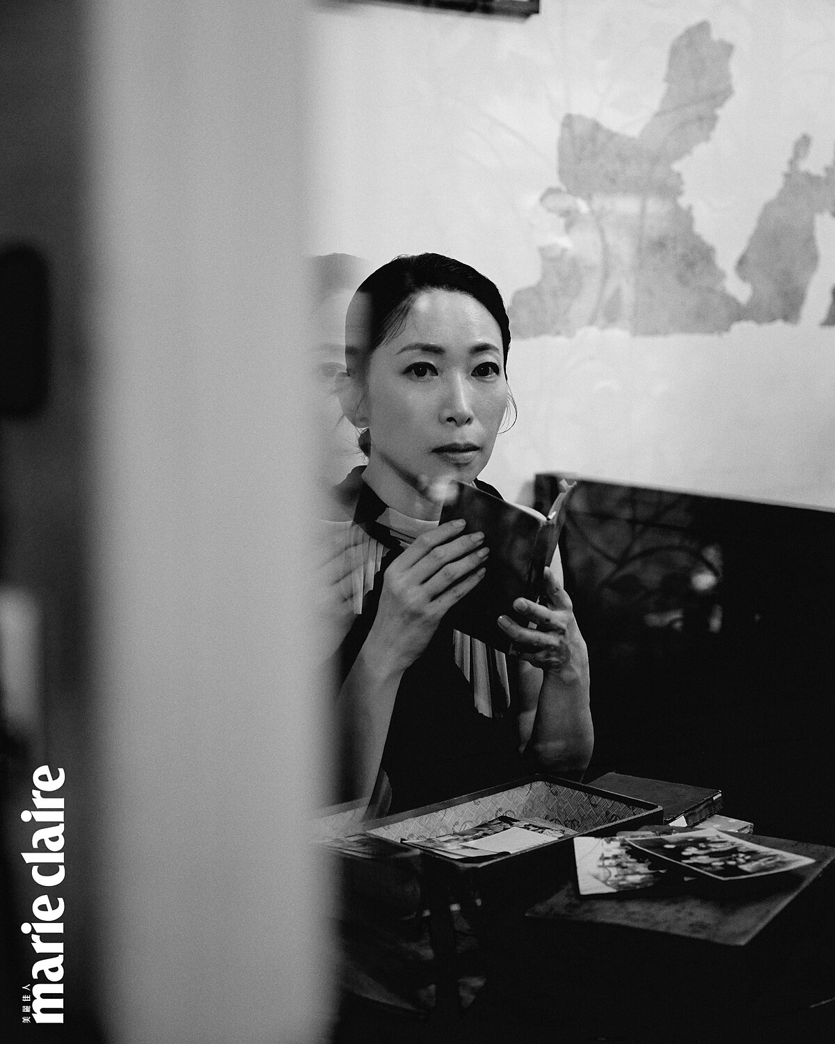 絲質波點洋裝,Max Mara。攝影/Weslie Wei