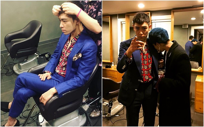 BIGBANG T.O.P 入伍前理髮造型
