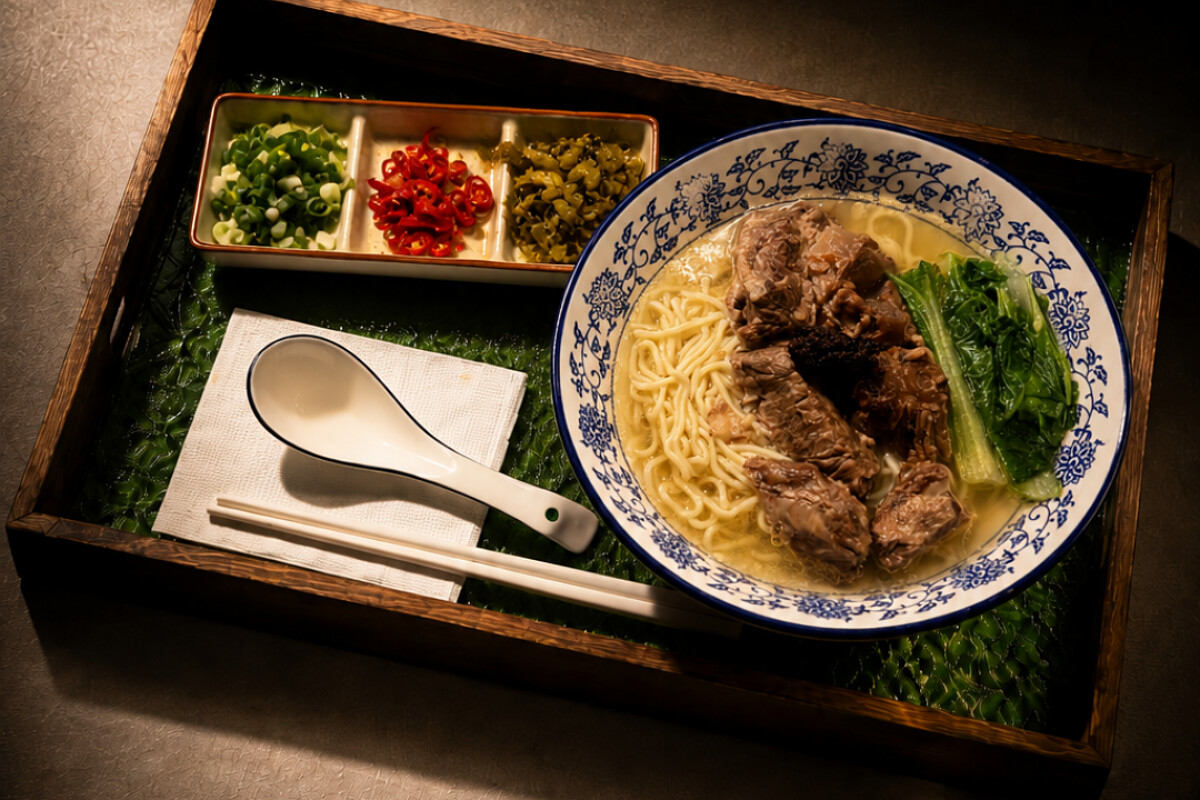 松露牛肉麵。