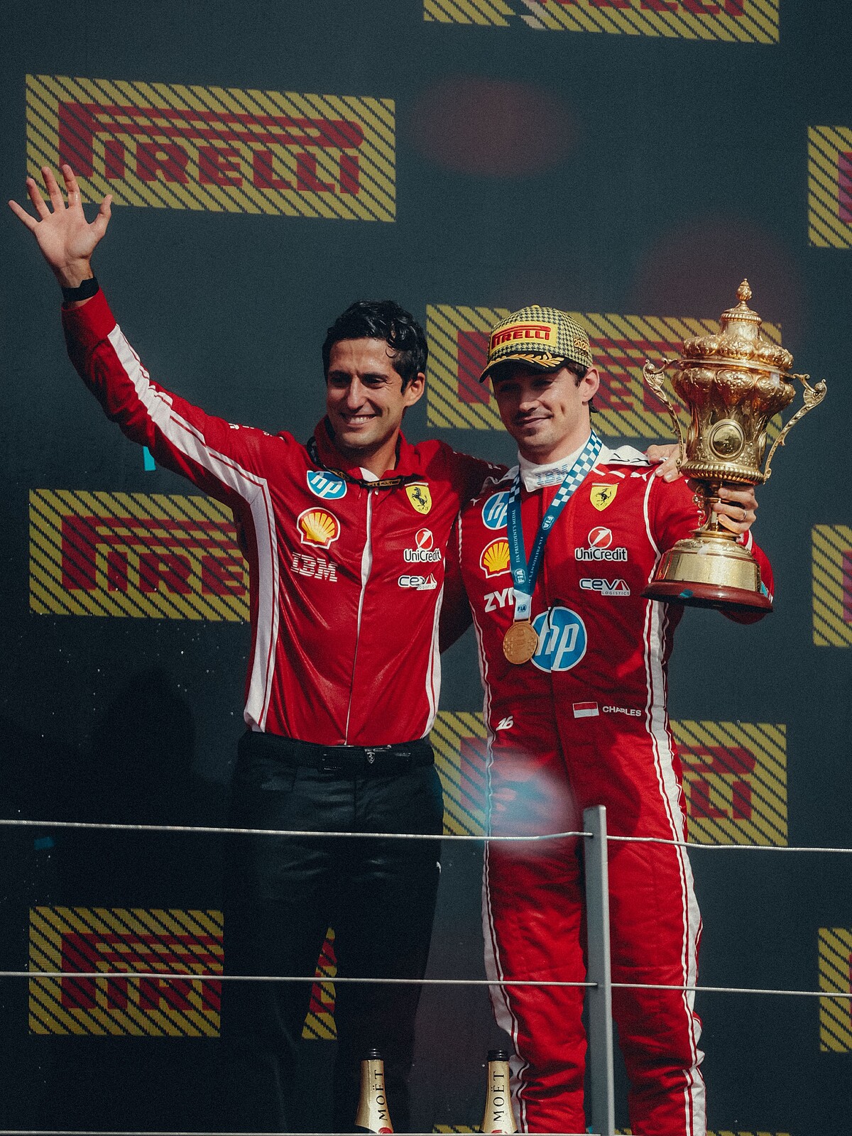 法拉利少主查爾斯.勒克萊爾(Charles Leclerc)睽違兩年再次拿下分站冠軍。