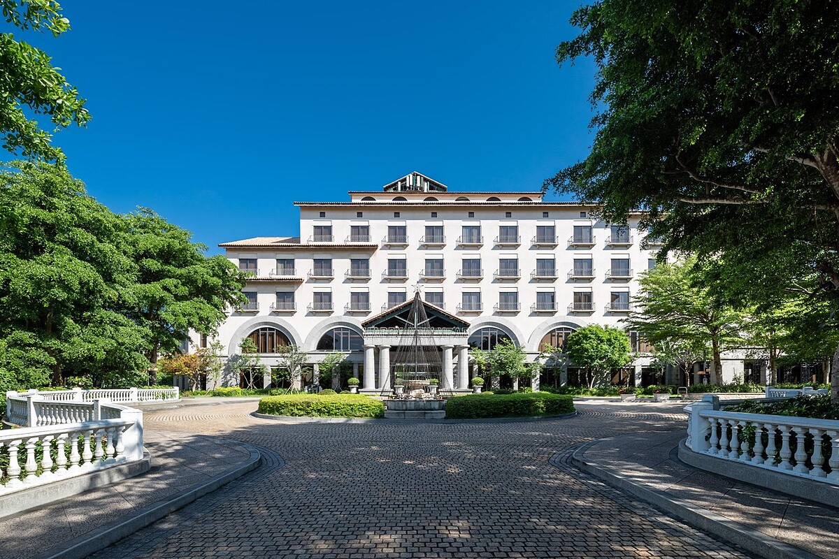 煙波新竹湖濱館建築外觀。