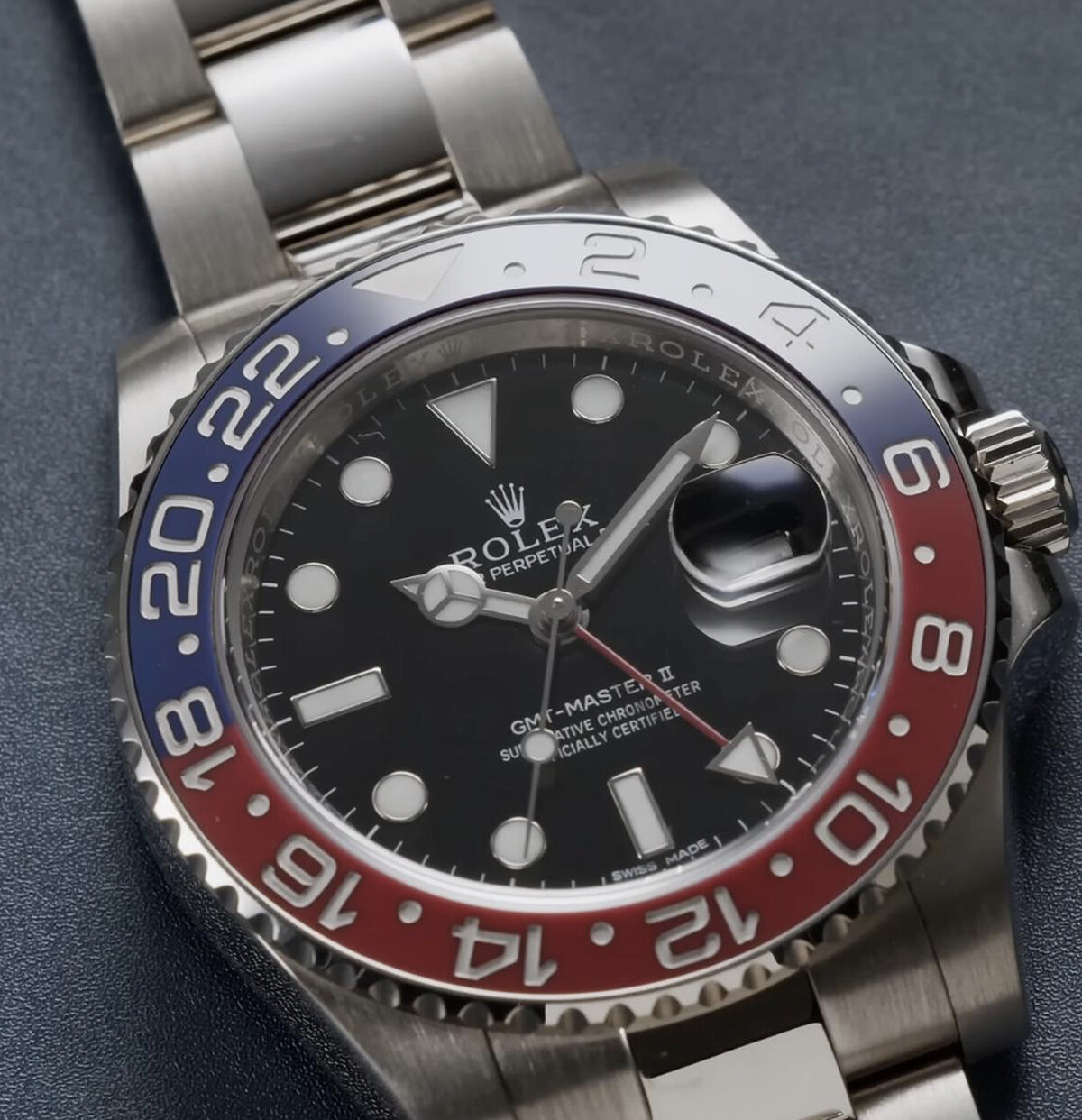 The Rolex GMT-Master II 'Pepsi' 116719 BLRO @https://www.instagram.com/watchfinderofficial/