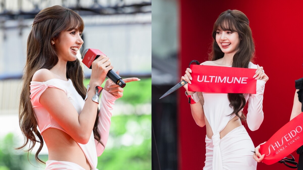 資生堂小紅瓶全球代言人LISA分享保養秘訣。