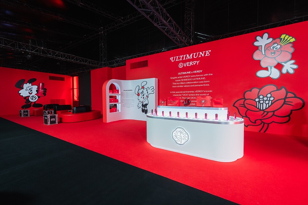 SHISEIDO × VERDY聯名展區。