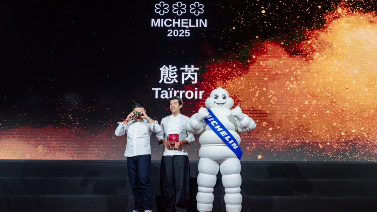 去年由「頤宮 Le Palais」「Taïrroir 態芮」與「JL Studio」穩坐三星榜單。