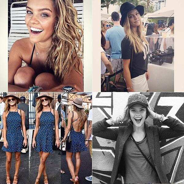 丹麥名模 Nina Agdal 時尚穿搭形象照