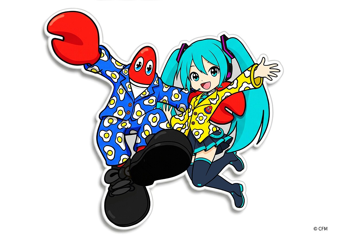 菲利普&middot;考爾伯特PhilipColbert_初音未來 x 菲利普&middot;考爾伯特HatsuneMikuxPhilipColbert_油彩、不規則畫布Oil on shaped canvas_97.0 &times; 90.0 &times; 5.0 cm_2026_CFM