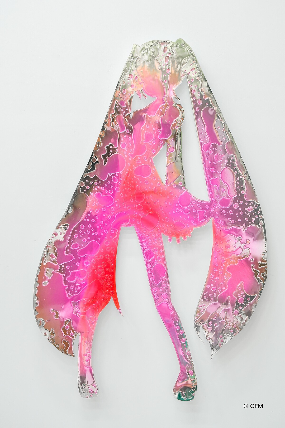賴純純Lai Jun T.｜光譜 I_桃紅波段 1_3Spectral I_ Pink Wavelength｜2026 _ 壓克力、環 氧樹脂Acrylic, Epoxy Resin｜183.0 &times; 120.0 cm &copy; CFM