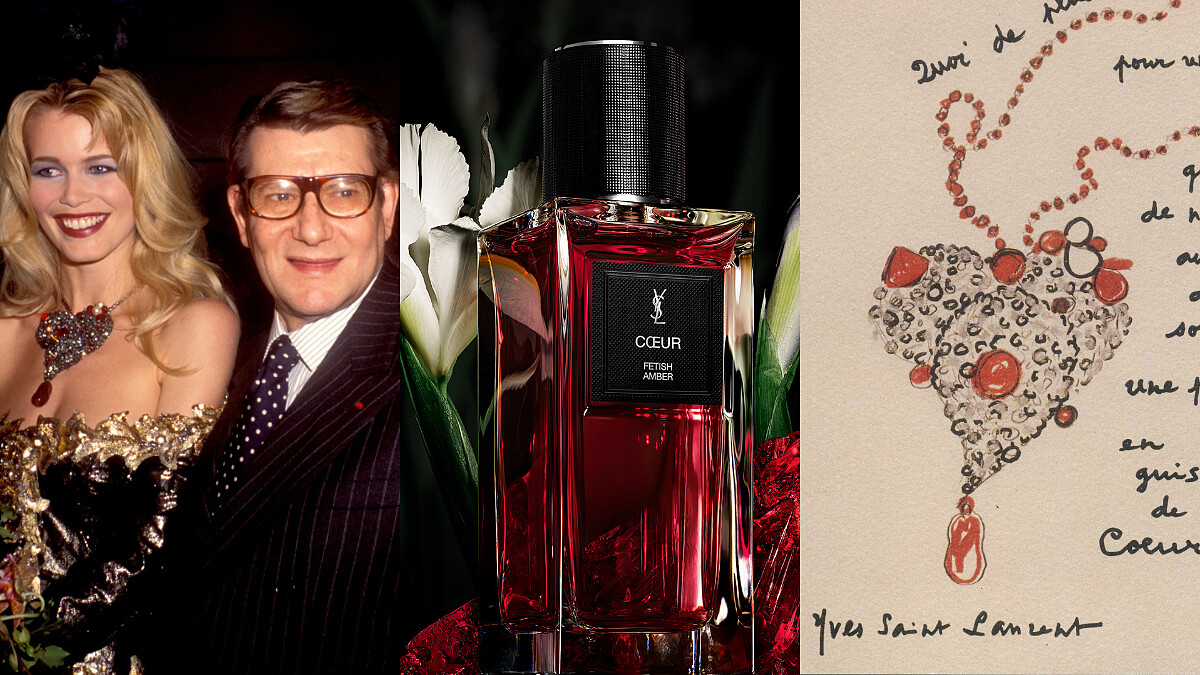 伸展台上的傳奇之心紅寶石變成香水！YSL「時尚訂製香水熾心紅石」 致敬傳奇珠寶，冷冽又熾熱的琥珀花香調，性感張力令人一聞上癮
