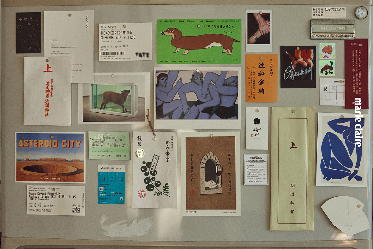 除了料理、與朋友相聚,Longlong 也喜歡到處旅行和看展,並習慣留下旅途中收集到的明信片和車票,把回憶用可以觸摸的模樣保存下來。