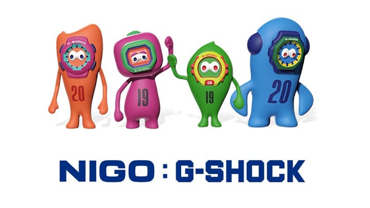 潮流教父NIGO再次出手！G-SHOCK經典錶款變公仔＋服裝周邊，價格開賣日一次看