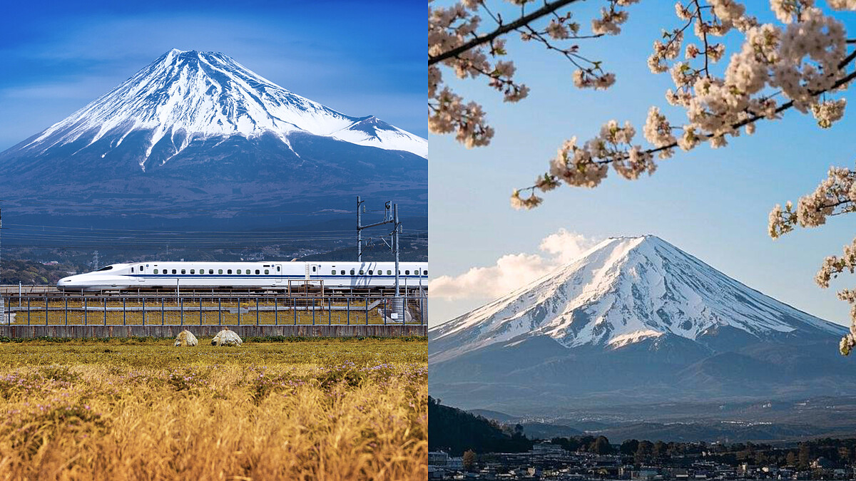 富士山怎麼看最美？從新幹線窗外捕捉到河口湖畔慢慢遠眺，四季風景值得再訪