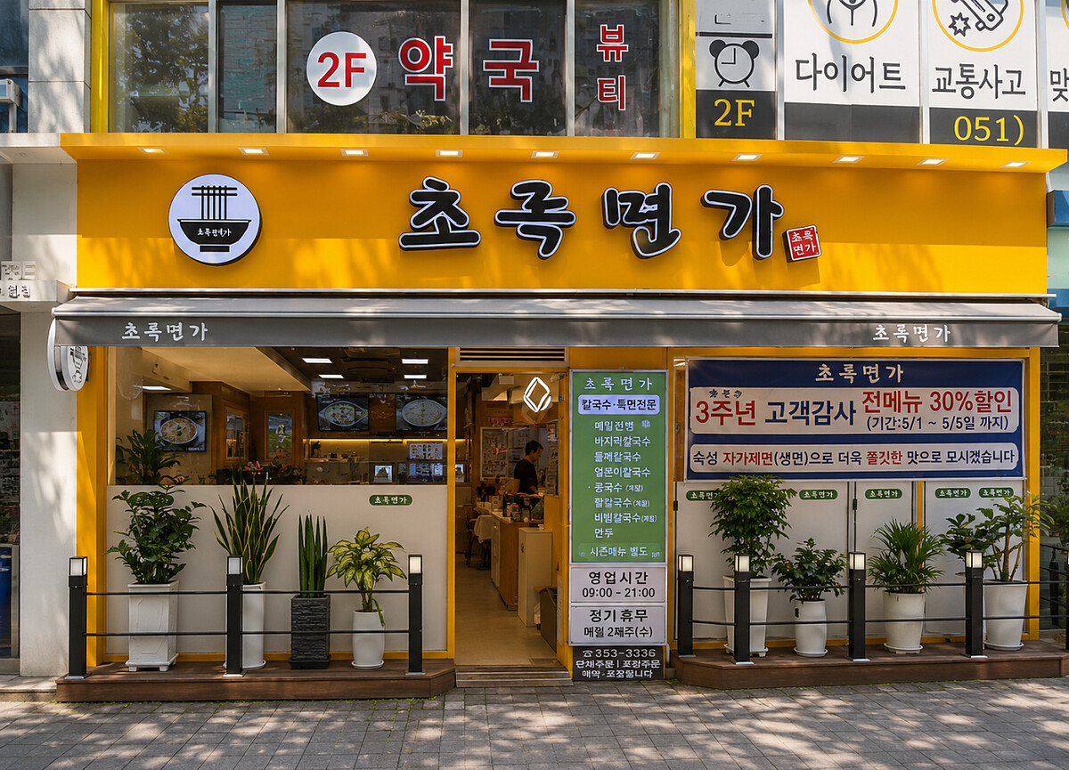 江原道產地直送的石磨豆漿冷麵「綠麵家」(Photo/翻攝自/Naver Map)。