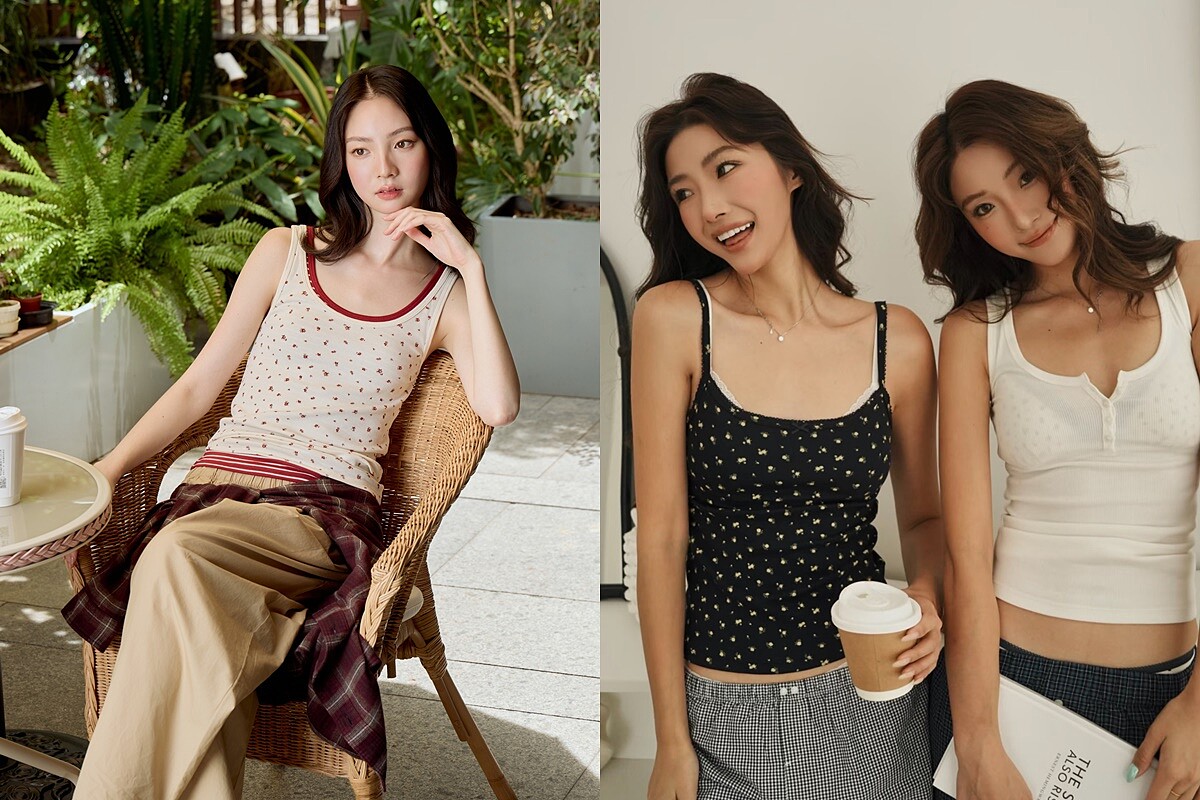 背心疊穿的N種組合。Uniqlo、小紅書@MeiiiiiiM