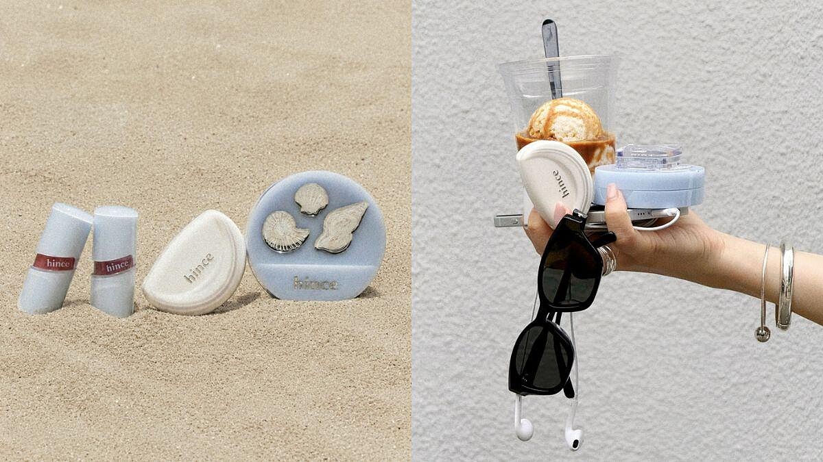 hince台北快閃店回歸!「Chill Voyage」夏季限定系列登場,夢幻海洋藍空間、限定彩妝、DIY吊飾一次體驗
