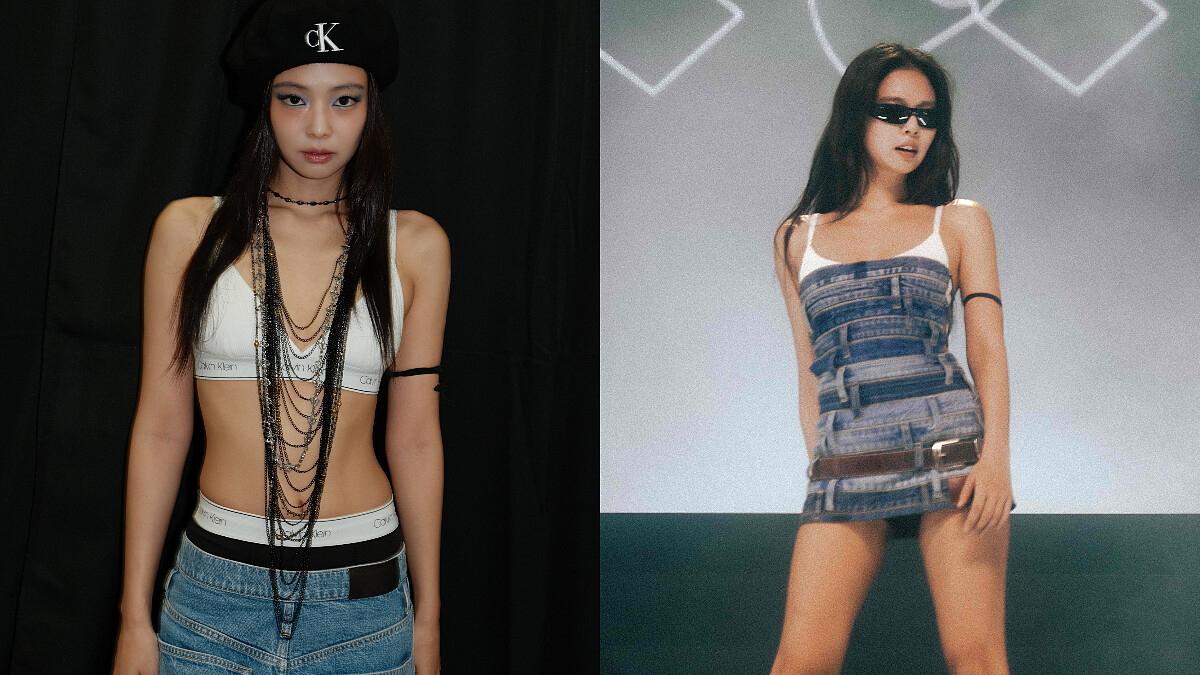 JENNIE Summer Sonic 演出穿什麼？訂製服致敬Kate Moss經典丹寧反穿造型