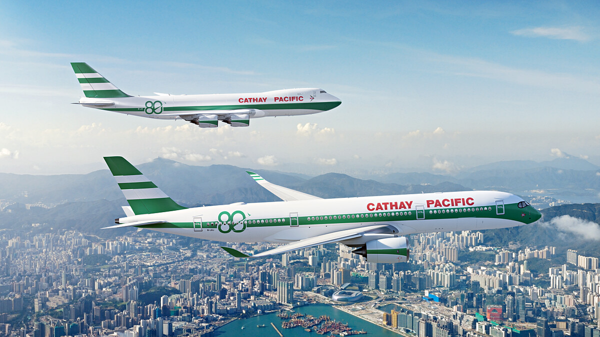 國泰航空砸6000億全面升級！80週年打造新商務艙、3款復古彩繪機，9月台北快閃展鐵粉必朝聖