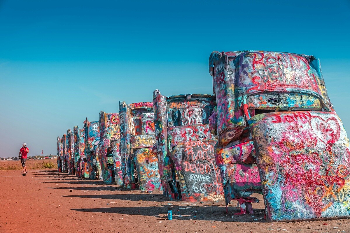 凱迪拉克牧場（Cadillac Ranch）。