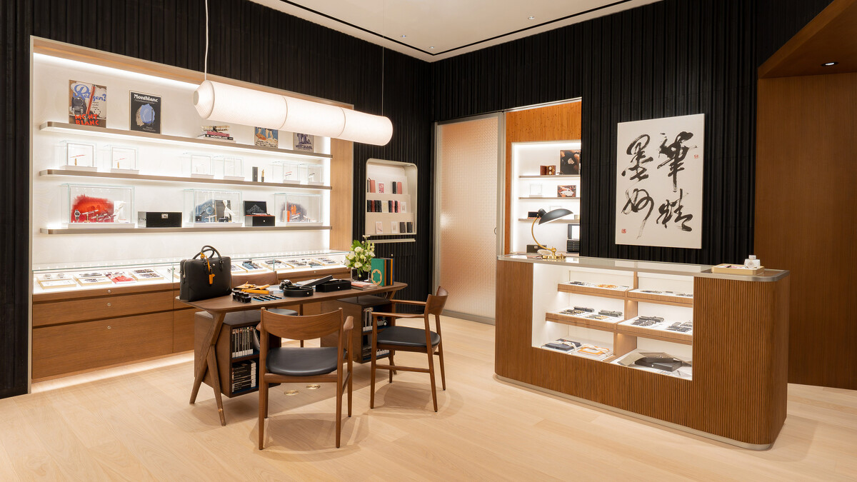 MONTBLANC台北101旗艦店改裝開幕_書寫工具區