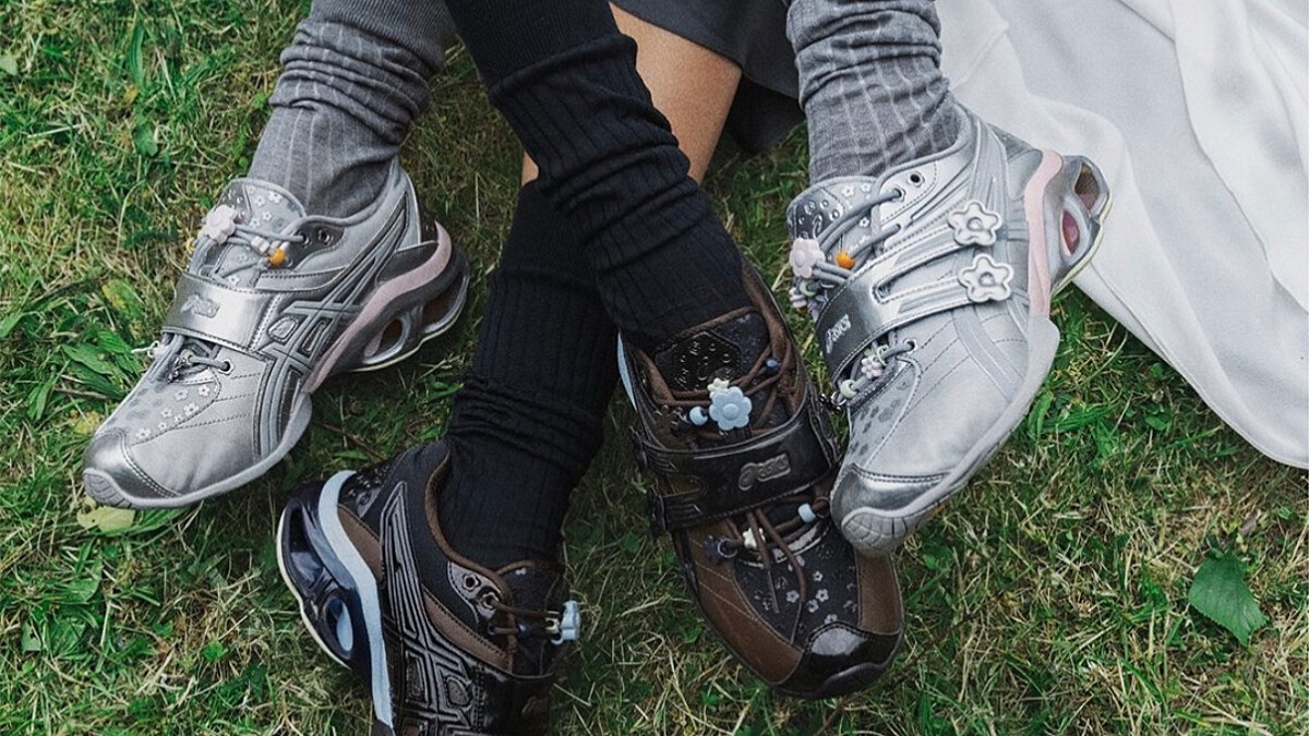 ASICS亞瑟士2026 Cecilie Bahnsen全新聯名GEL-KINETIC FR夢幻登場！復古跑鞋長滿浪漫花朵太美了