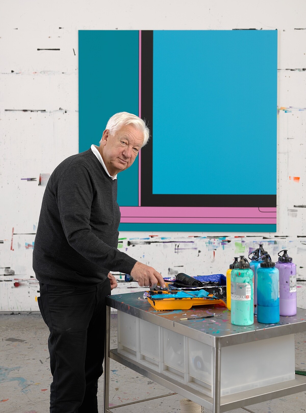 藝術家麥可.克雷格-馬丁,作品 © Michael Craig-Martin. 藝術家版權所有,攝影:Mike Bruce,圖片提供:Gagosian 高古軒。