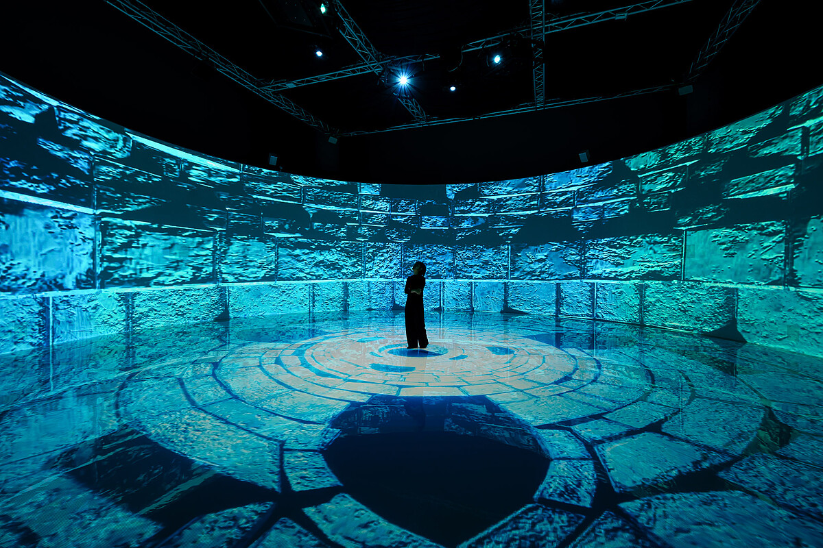 U-108 SPACE 沉浸式展演〈地獄懺〉(2026),攝影:王世邦。