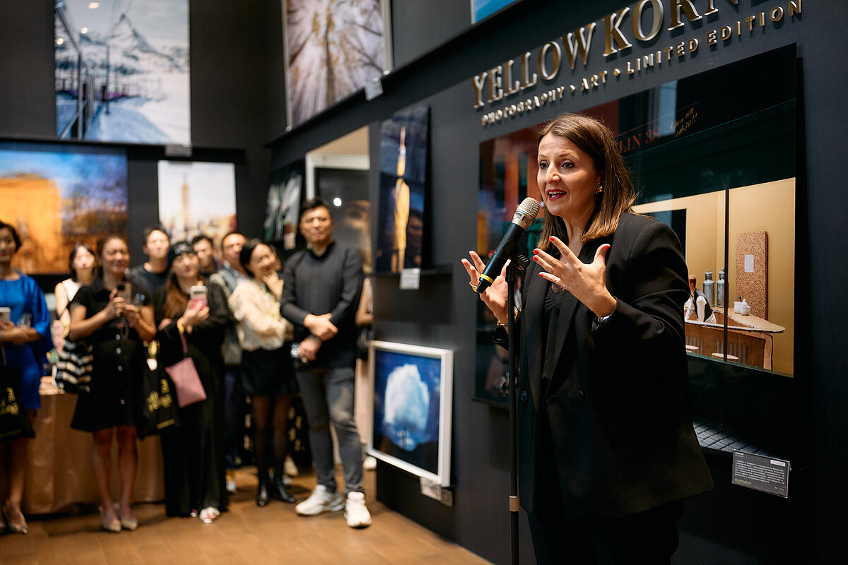 Aurélie Pepion 日前親臨 YellowKorner Taiwan 五週年活動現場。